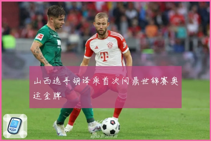 山西选手胡译乘首次问鼎世锦赛奥运金牌